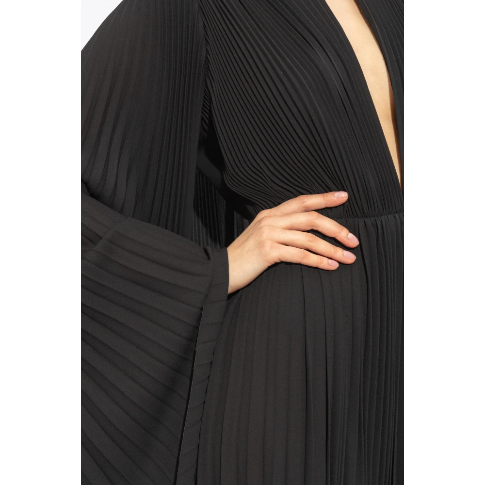 Balenciaga Geplooide jurk Black Dames