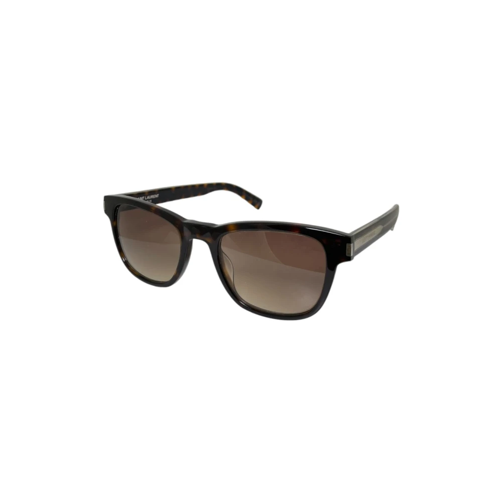 Saint Laurent Havana solglasögon med bruna linser Brown, Unisex