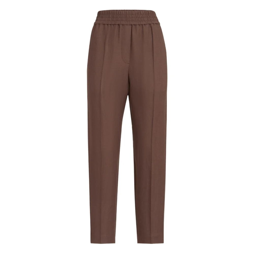 Brunello Cucinelli Donna Marrone Pantaloni, M, New,