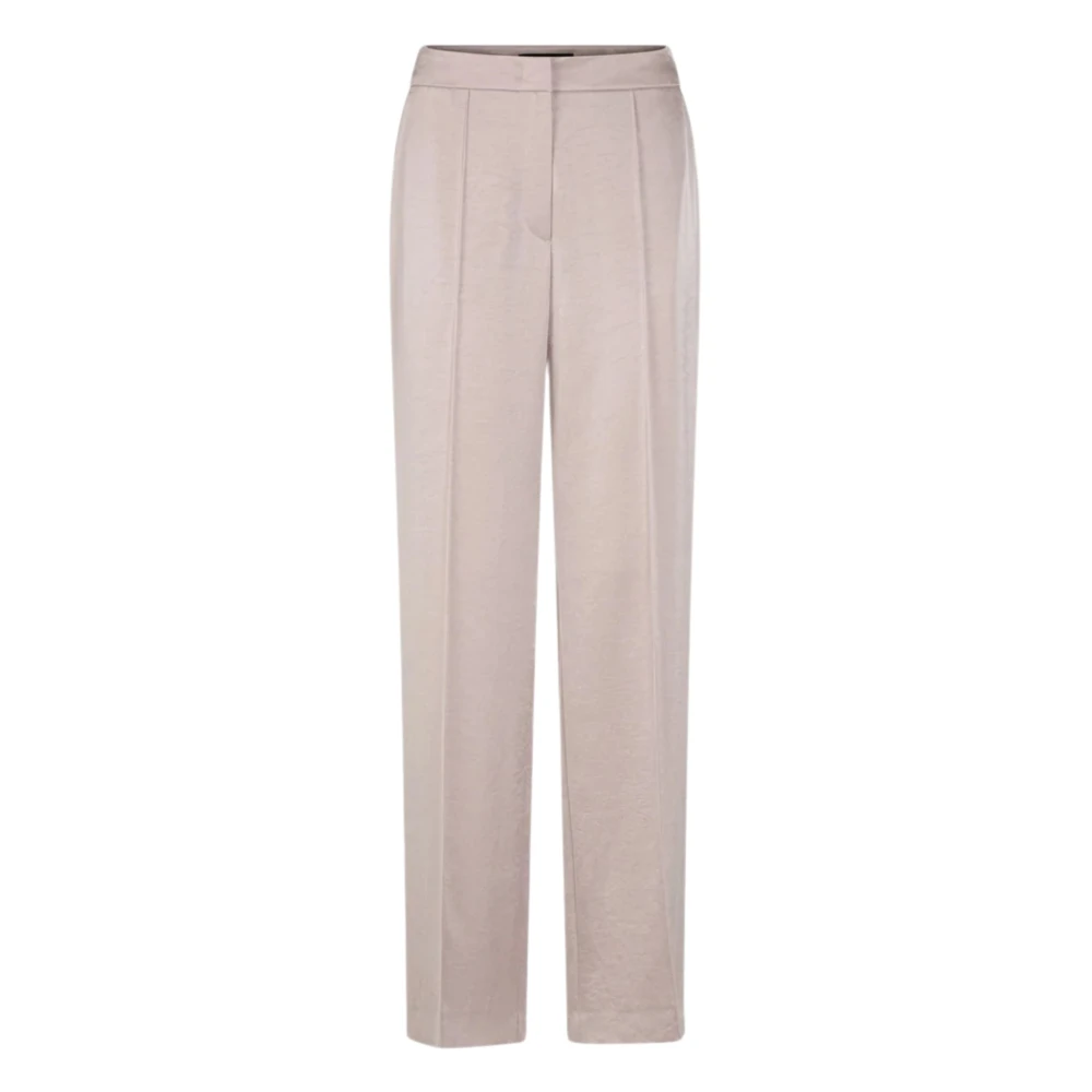 Marc Cain Women's Beige Straight Trousers, S, Taupe Trousers Zc 81.12