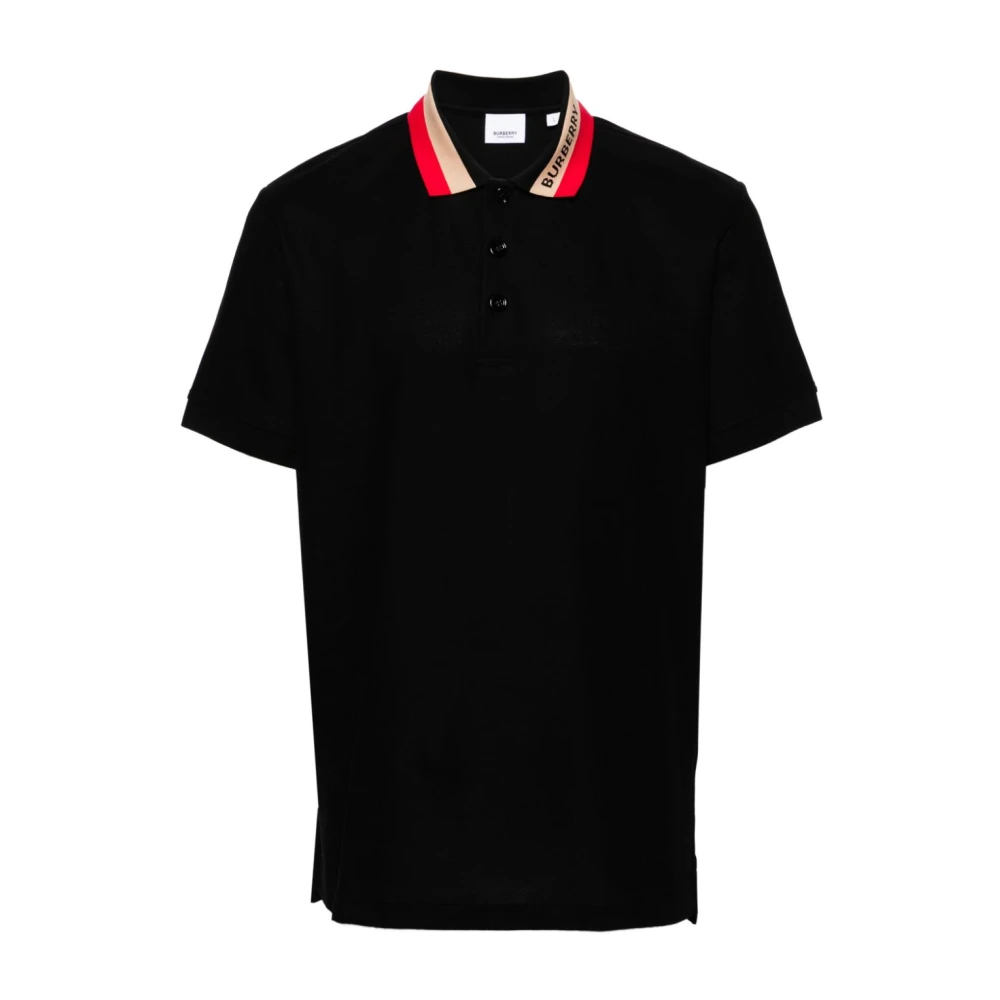 Burberry Zwarte T-shirts en Polos Black Heren