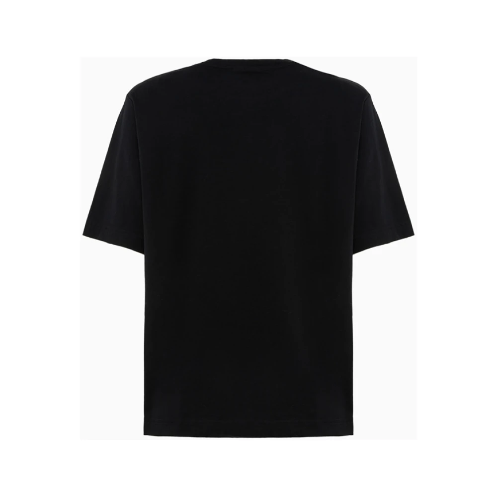 Maison Kitsuné Iconische Kleur Match T-Shirt Black Heren