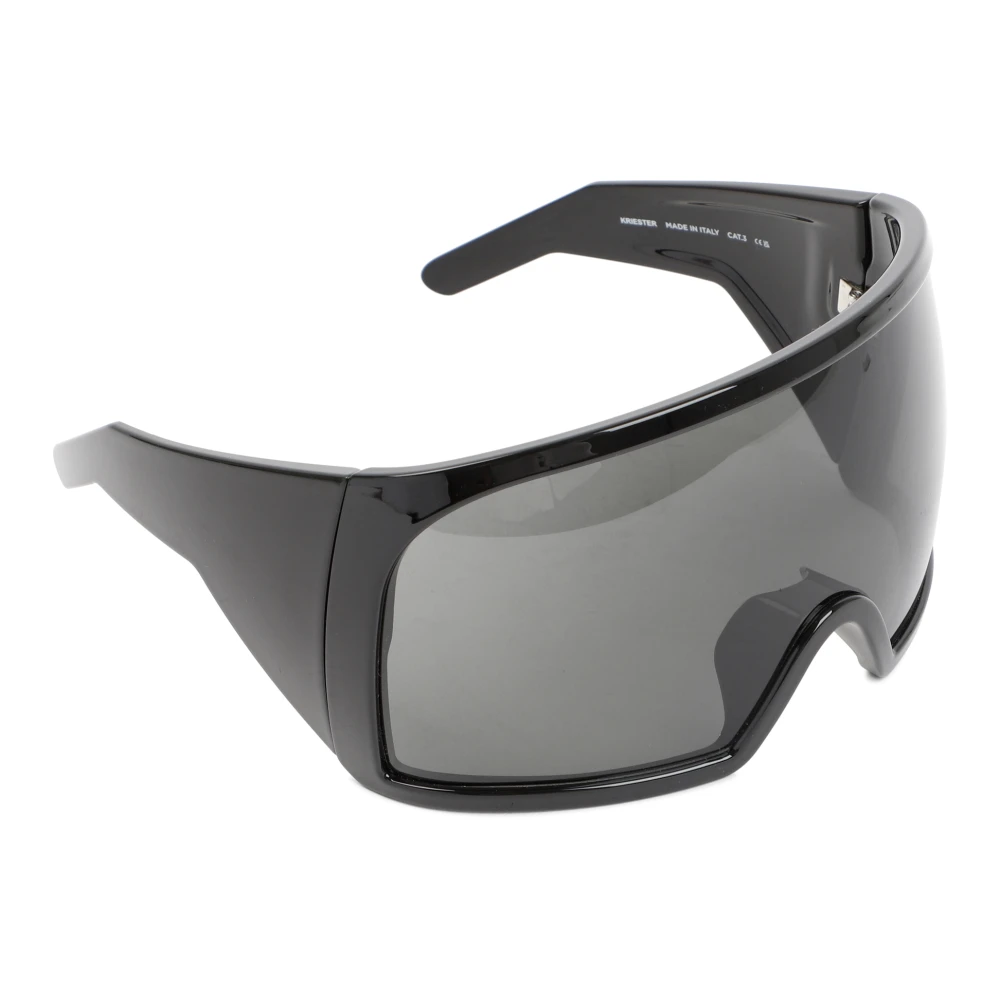 Rick Owens , Sunglasses, Male, Black, One Size, Black Mask Sunglasses