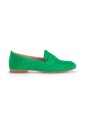 mocassins-en-daim-vert