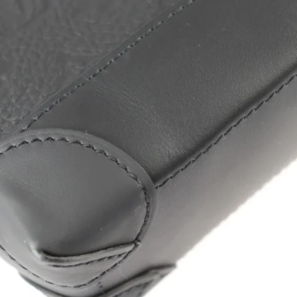 Louis Vuitton Vintage Pre-owned Leather handbags Black Dames