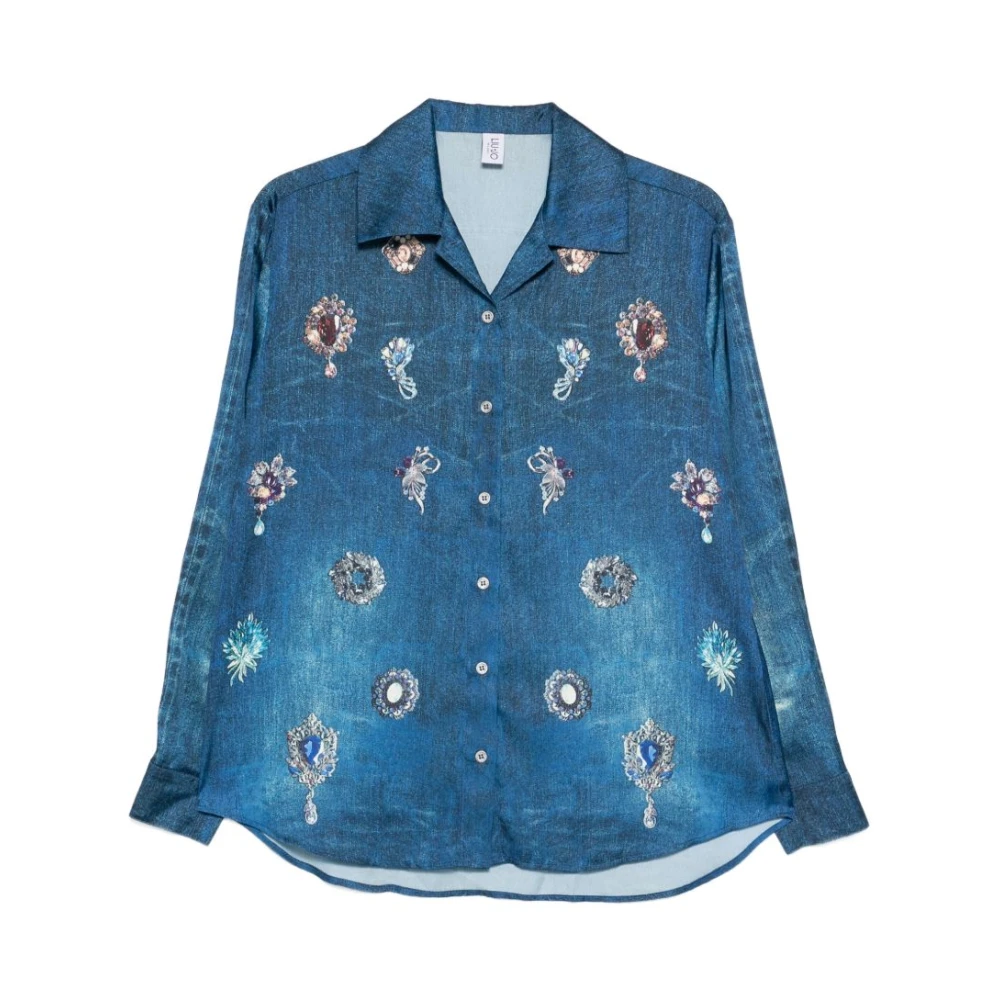 Liu Jo Mujer Azul Blusas Y Camisas, Talla: M