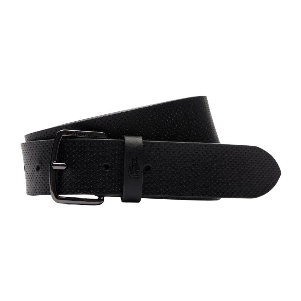 Lacoste Kerncollectie Heren Riem Zwart Black Heren