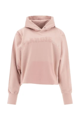 Logo Sweatshirt med Slouchy Hood
