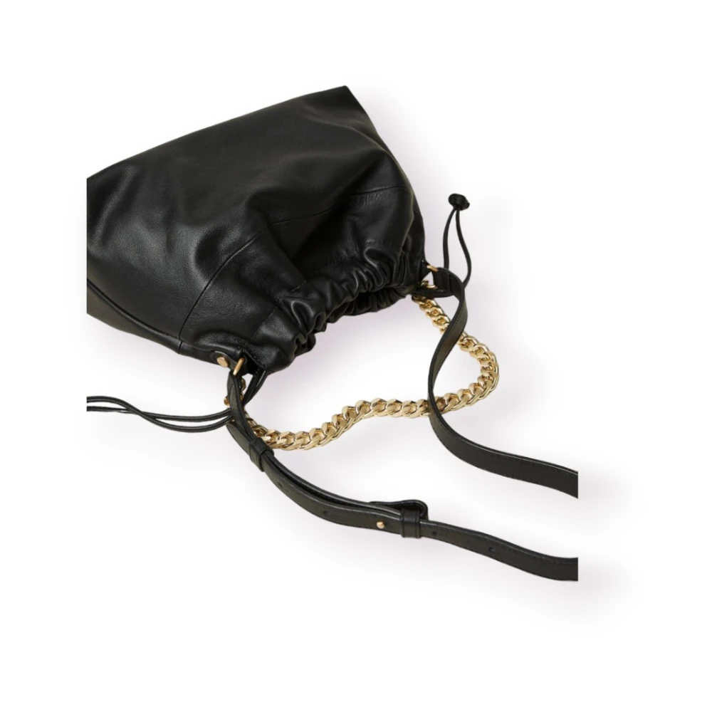 Twinset Leren tassen Black Dames
