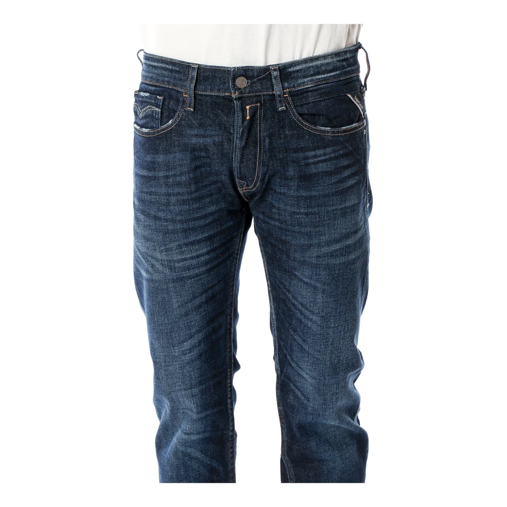 Replay Slim-fit Jeans Blue Heren