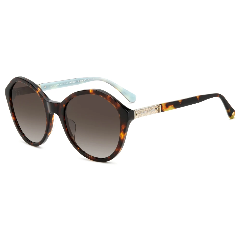 Kate Spade Women's Brown Havana Shaded Sunglasses