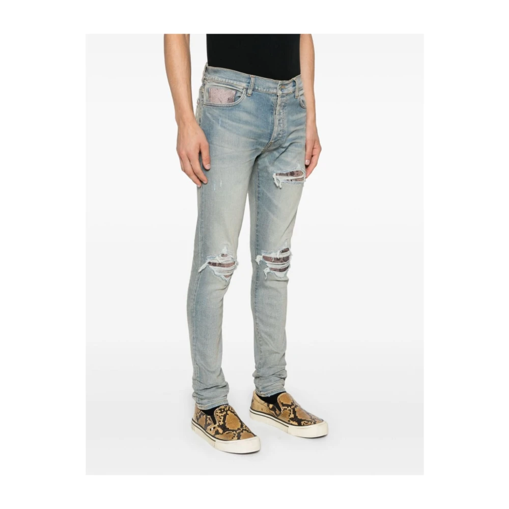 Amiri Lichtblauwe Denim Skinny Jeans Blue Heren