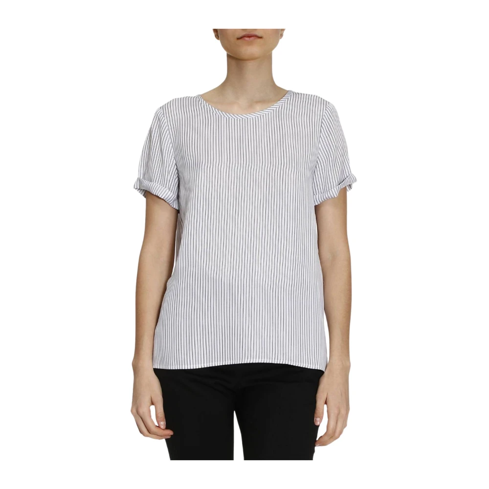 Michael Kors Licht Jersey Blouse Gray Dames