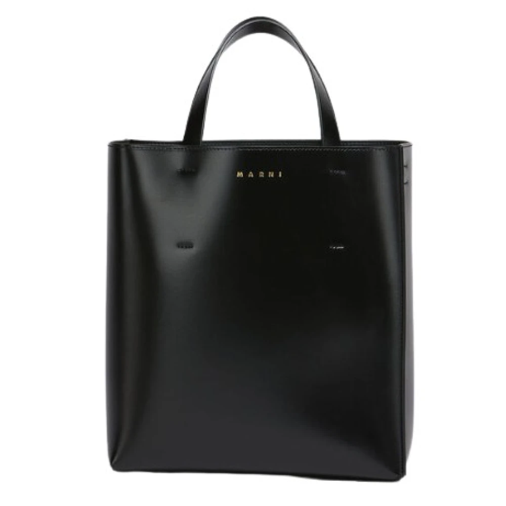 Marni Women's Black Museo Small Bag In Leather - Shopping Bags - One Size - Bags
