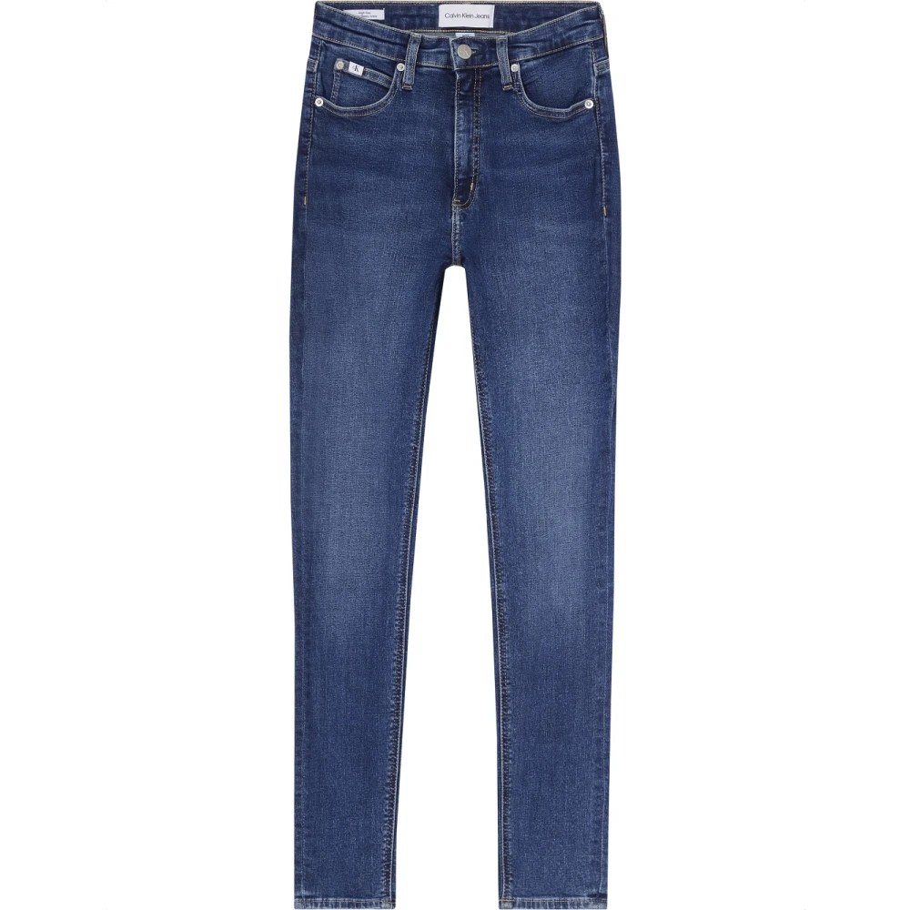 Calvin Klein Blå Byxor Tommy Jeans Blue, Dam