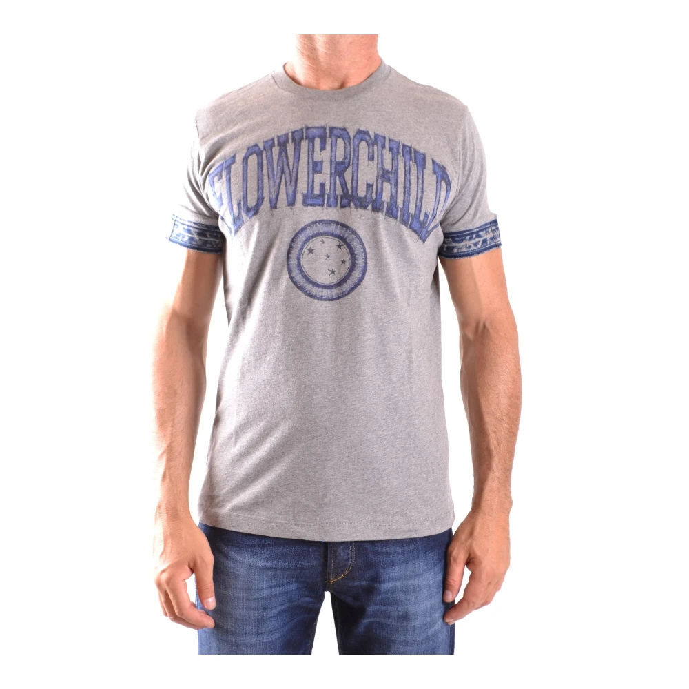 Diesel Mannelijk Grijs T-Shirt Met Korte Mouwen