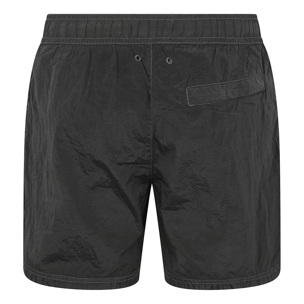 Stone Island Casual Denim Shorts voor Mannen Green Heren