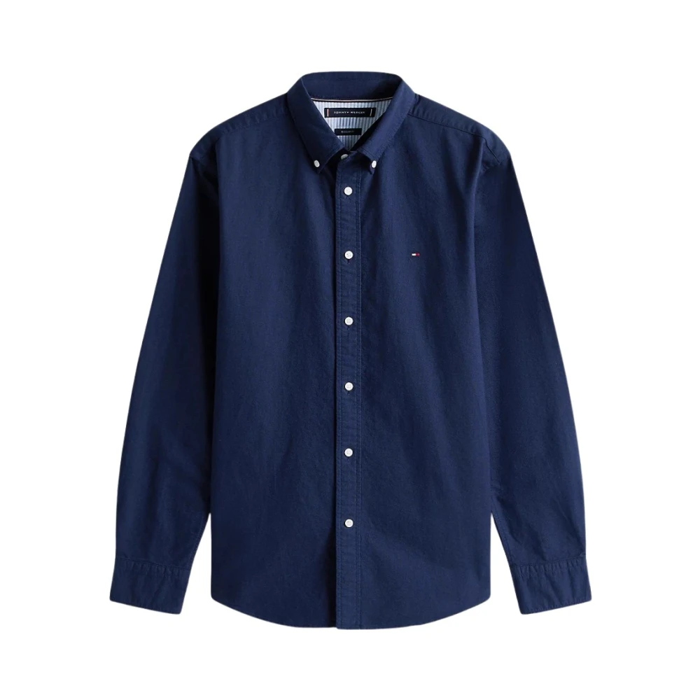 Tommy Hilfiger - Solid Heritage Oxford Rf Hemd - Shirts - Herren - Blau - S - Bild 2