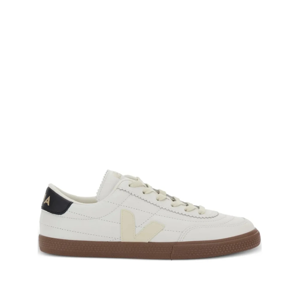 Veja Witte Biologische Leren Sneakers Dames Schoenen