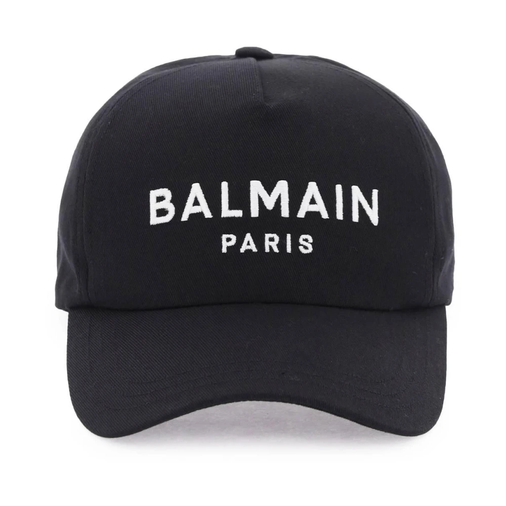 Balmain Baseball Cap met Logo Black Dames
