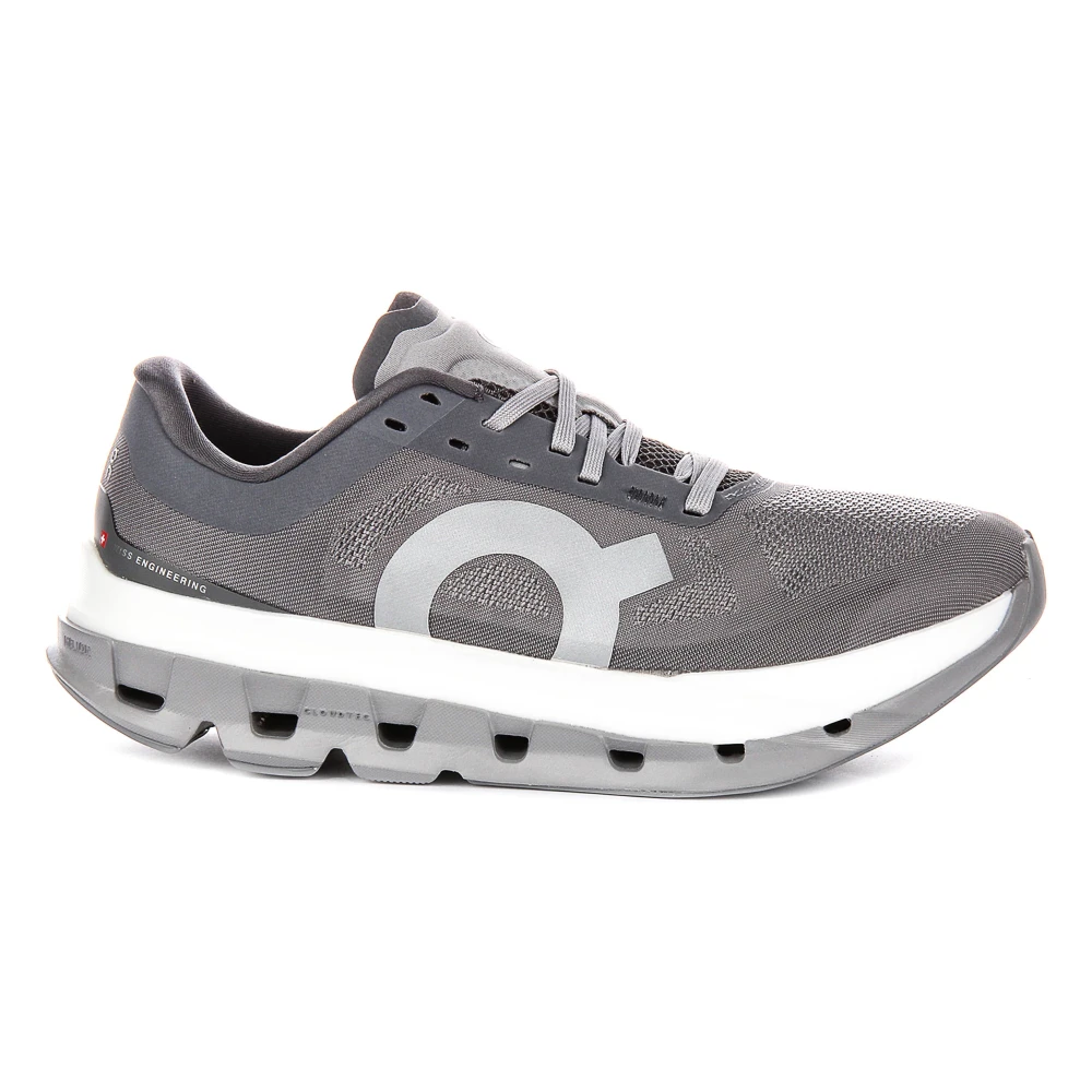 On Running Men's Gray Cloudflow 5 Mesh Trainers - Running Shoes - 12 Uk - Sport