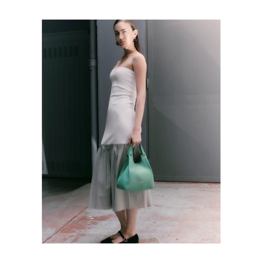 Gianni Chiarini Schoudertas van Maxi-Grain Leer Blue Dames