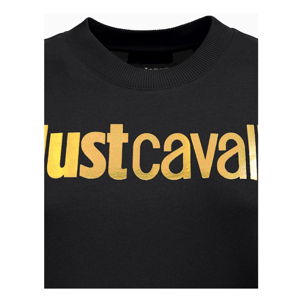 Just Cavalli Trendy Sweater Selection Black Dames