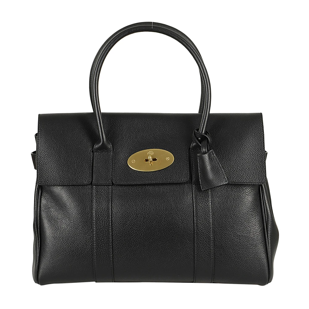 Mulberry Klassieke Grain Leren Handtas Black Dames