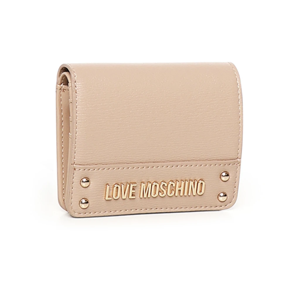 Love Moschino Roze Portemonnee met Gouden Logo Pink Dames