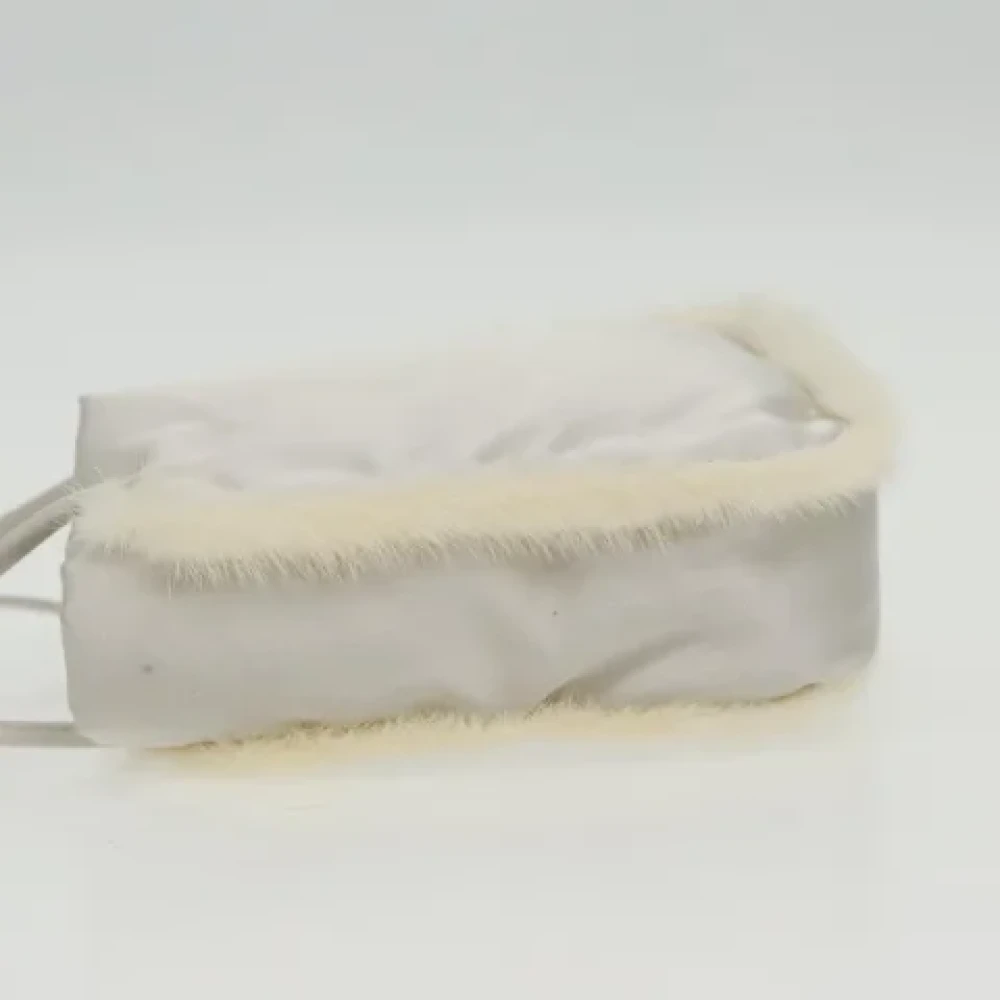 Prada Vintage Pre-owned Satin handbags White Dames