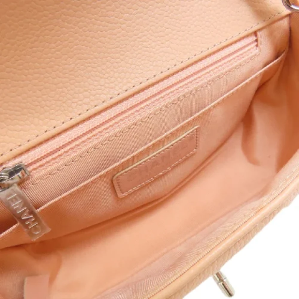 Chanel Vintage Pre-owned Fabric chanel-bags Pink Dames