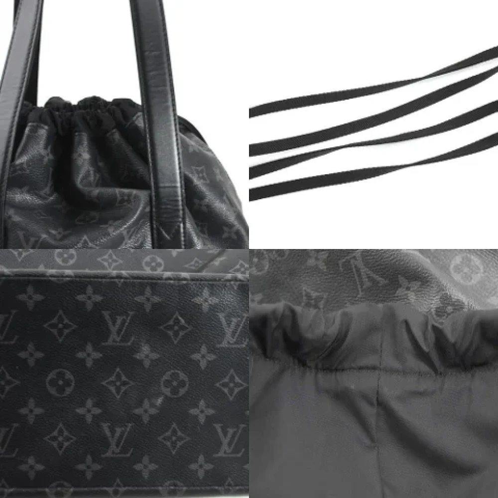Louis Vuitton Vintage Pre-owned Canvas handbags Black Heren