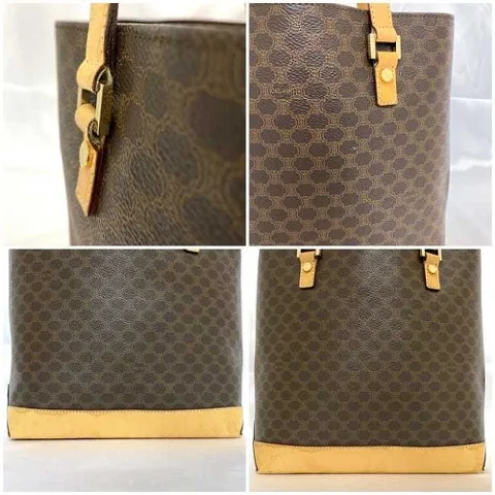 Celine Vintage Pre-owned Leather celine-bags Brown Dames