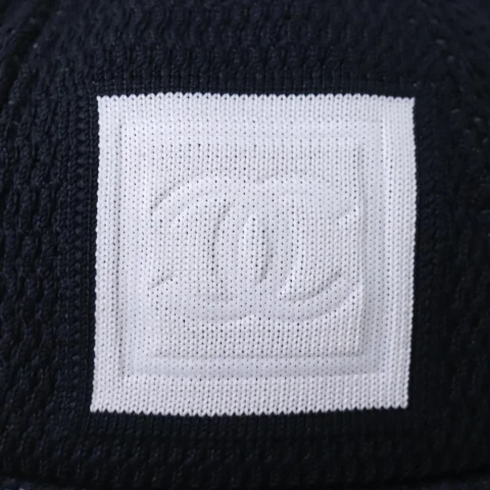 Chanel Vintage Pre-owned Cotton hats Black Dames