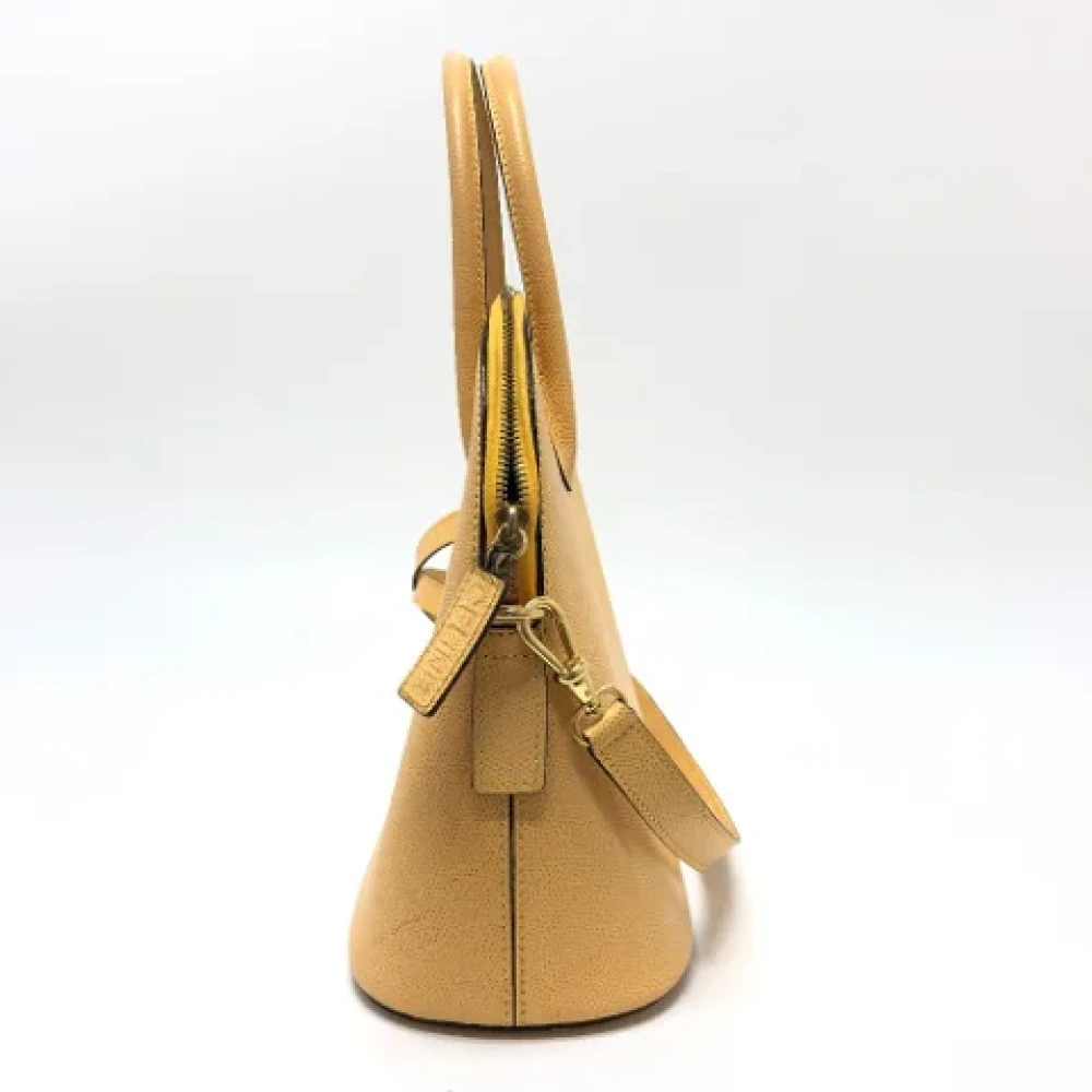 Celine Vintage Pre-owned Leather celine-bags Yellow Dames