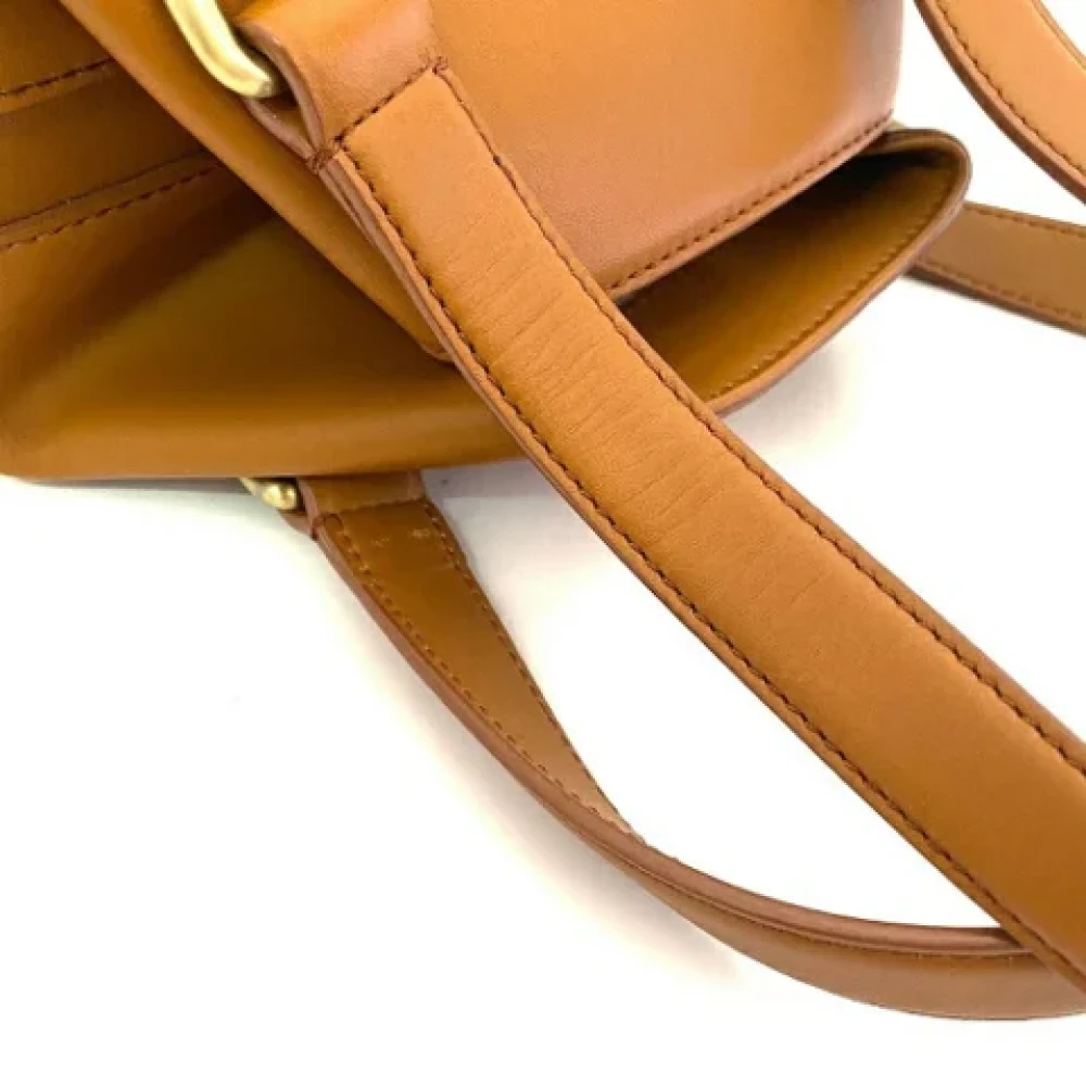 Burberry Vintage Pre-owned Leather shoulder-bags Brown Dames