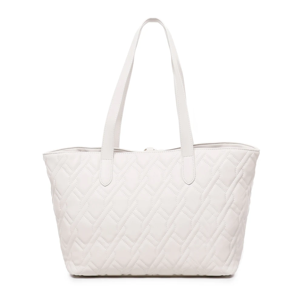 V73 Ecoleather Schoudertas met Gesp Sluiting White Dames