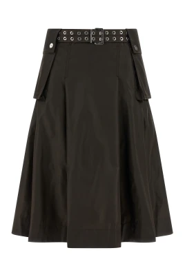 Duchesse Nylon Plisserad Kjol