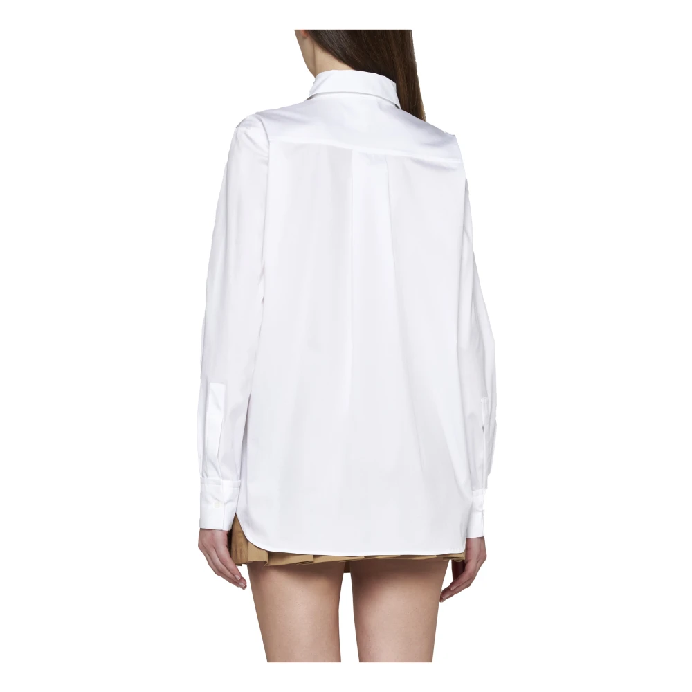 Blanca Vita Basis Wit Shirt White Dames