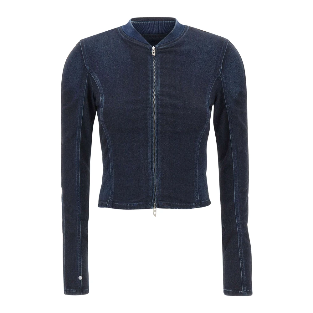 Diesel Jackets Blue - Female - Zip-Throughs - Blue - S - Sweatshirts & Hoodies