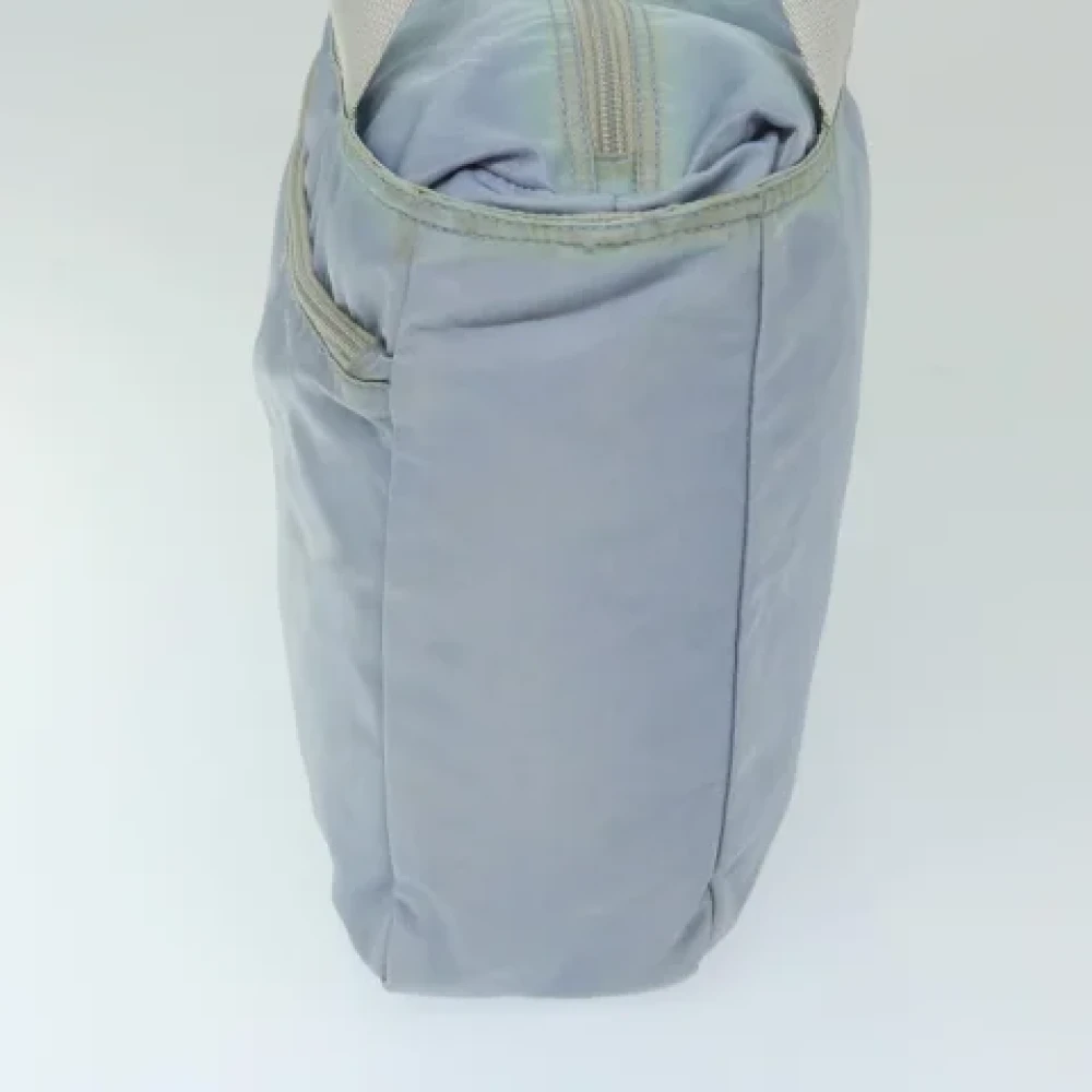 Prada Vintage Pre-owned Fabric totes Blue Dames