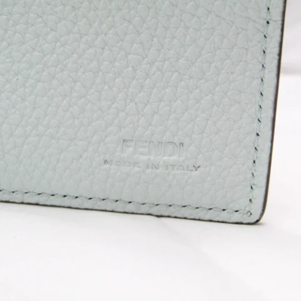 Fendi Vintage Pre-owned Leather wallets Beige Dames
