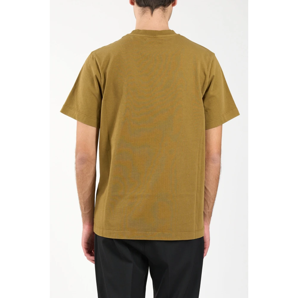 Mauro Grifoni Katoenen T-shirt met Bedrukt Logo Green Heren
