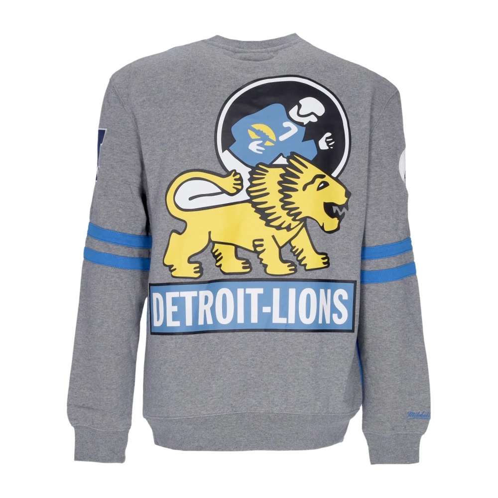 Mitchell & Ness Detroit Lions Crewneck Sweatshirt NFL Teamkleuren Multicolor Heren
