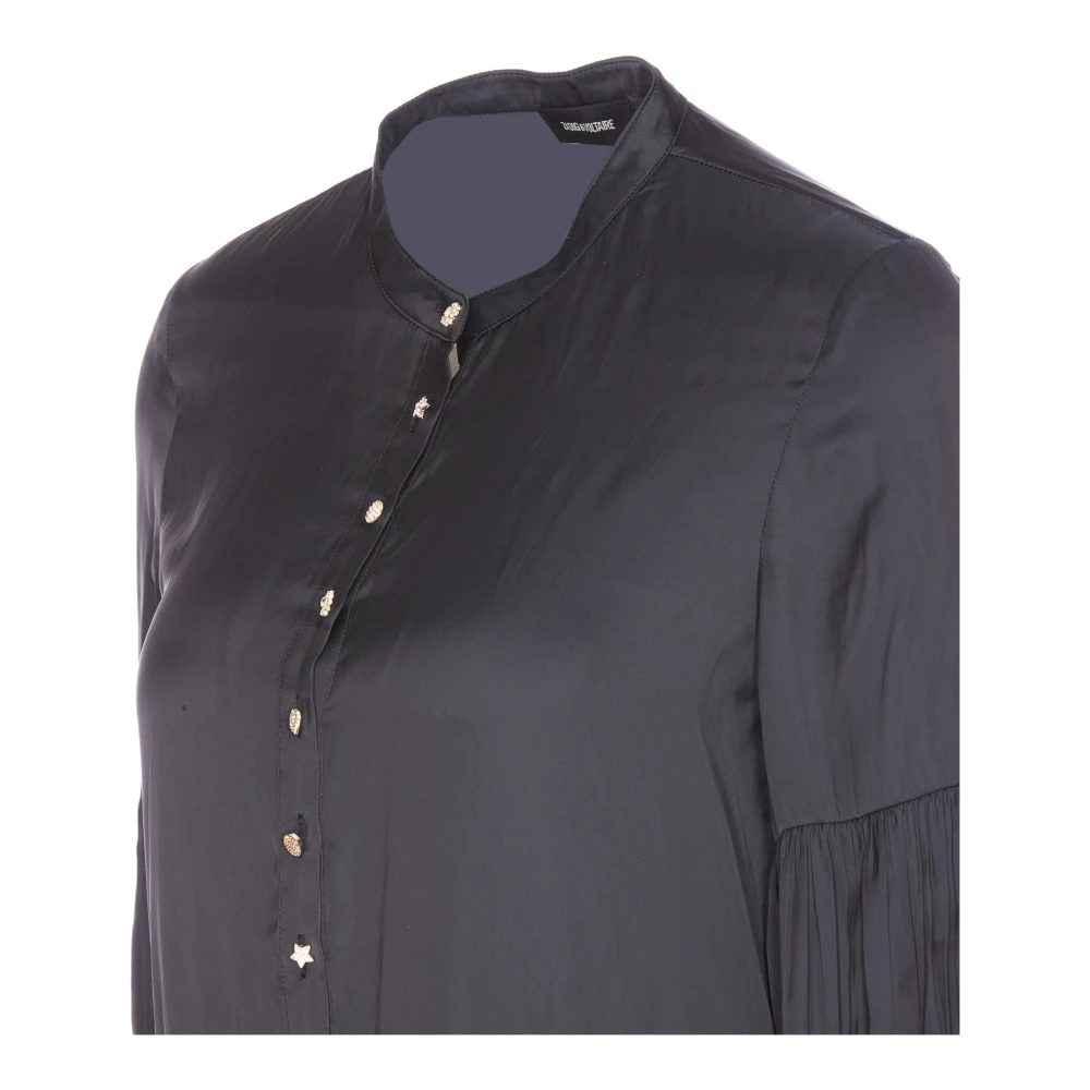 Zadig & Voltaire Zwart Stijlvol Shirt Black Dames