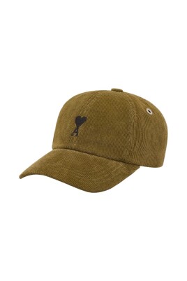 casquette-cotelee-marron-en-coton-vert