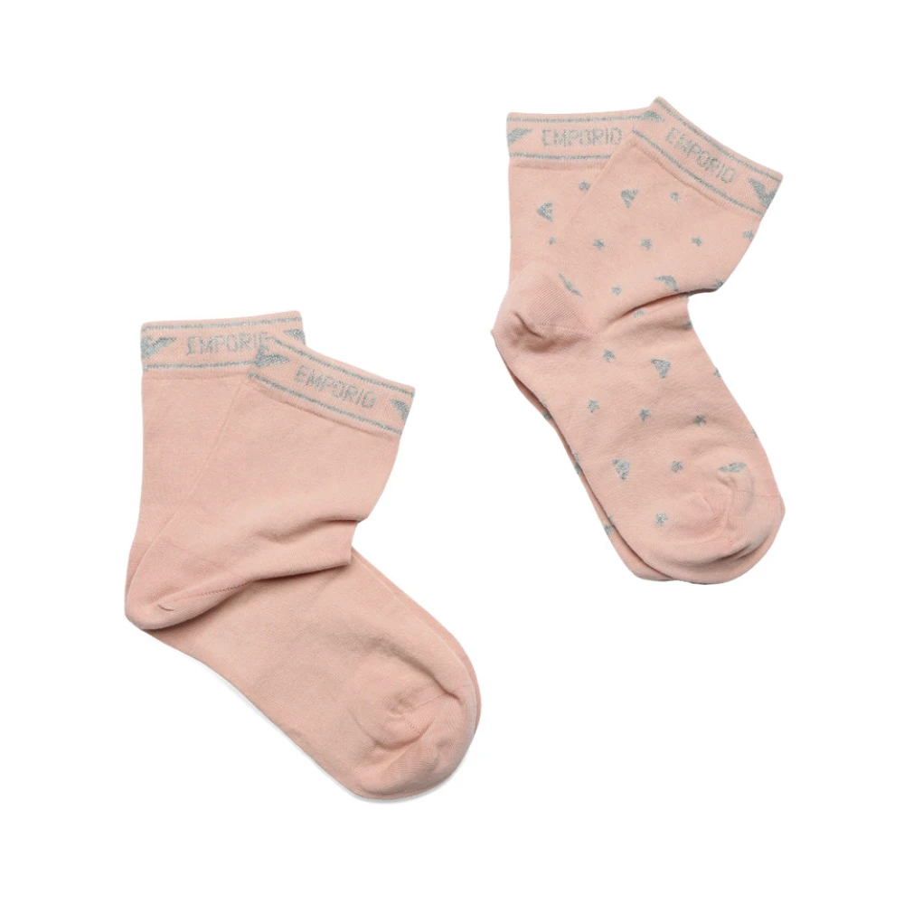 Emporio Armani Set met logo sokken Pink Dames