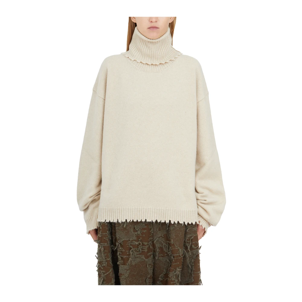 UMA Wang Kasjmier Coltrui Beige Dames