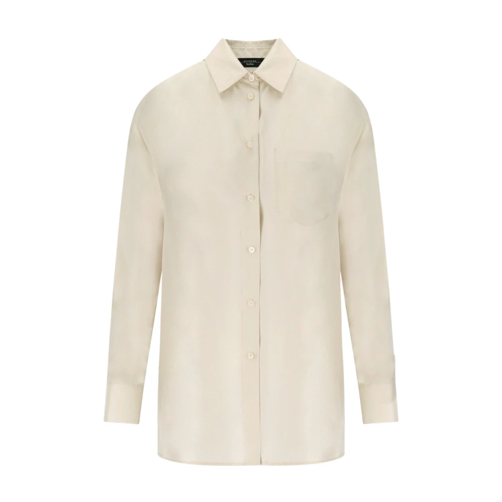 Weekend Max Mara Women's White Ebbri Shirt - Shirts - S - Blouses & Shirts