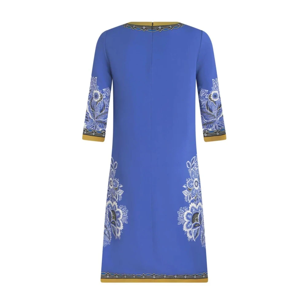 ETRO Elegante X0883 Jurk voor Vrouwen Blue Dames
